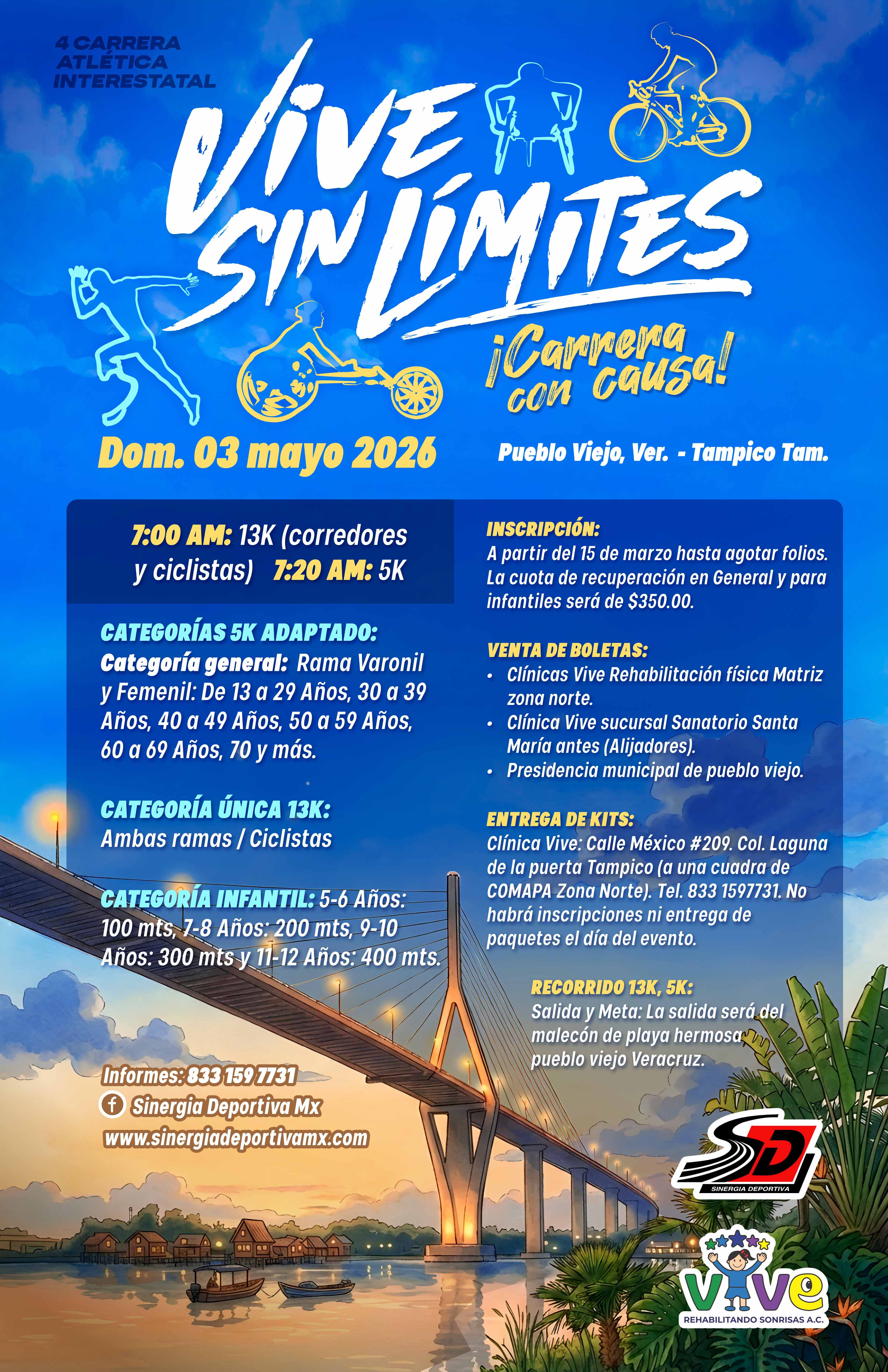 4ta. Carrera Atletica Interestatal Vive sin Limites low