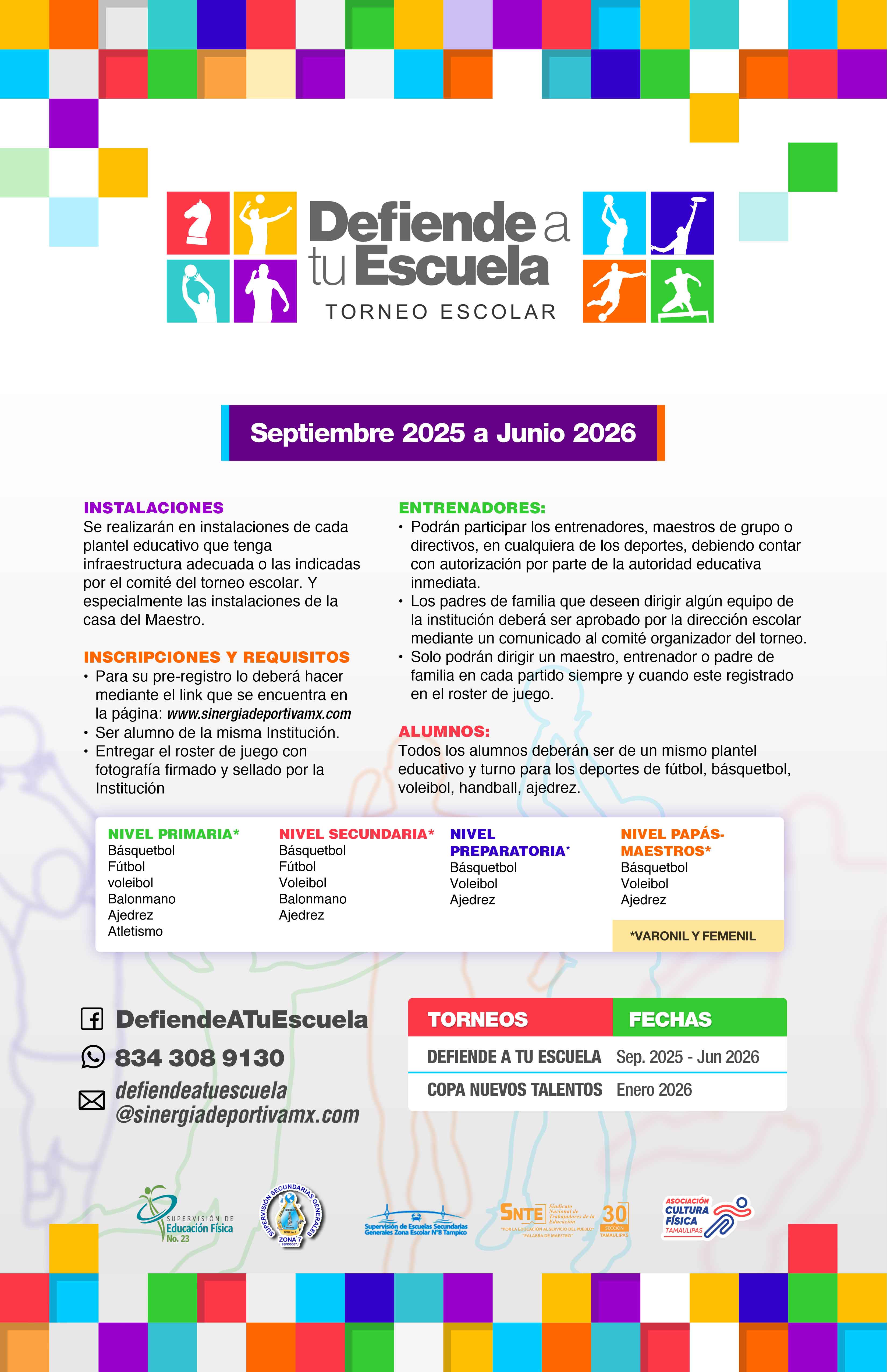 DEFIENDE A TU ESCUELA 2025 low